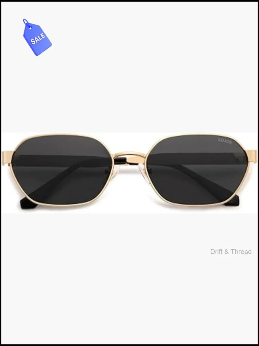 Polarized Hexagon Sunglasses UV400 Metal Frame Unisex Retro Shades
